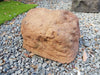 hollow concrete rock urn for memorial garden