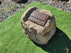 Memorial Rock Urn 1761 Large Double Natural Riversand