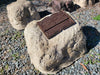 Memorial Rock Urn 1762  Large Double Natural Riversand