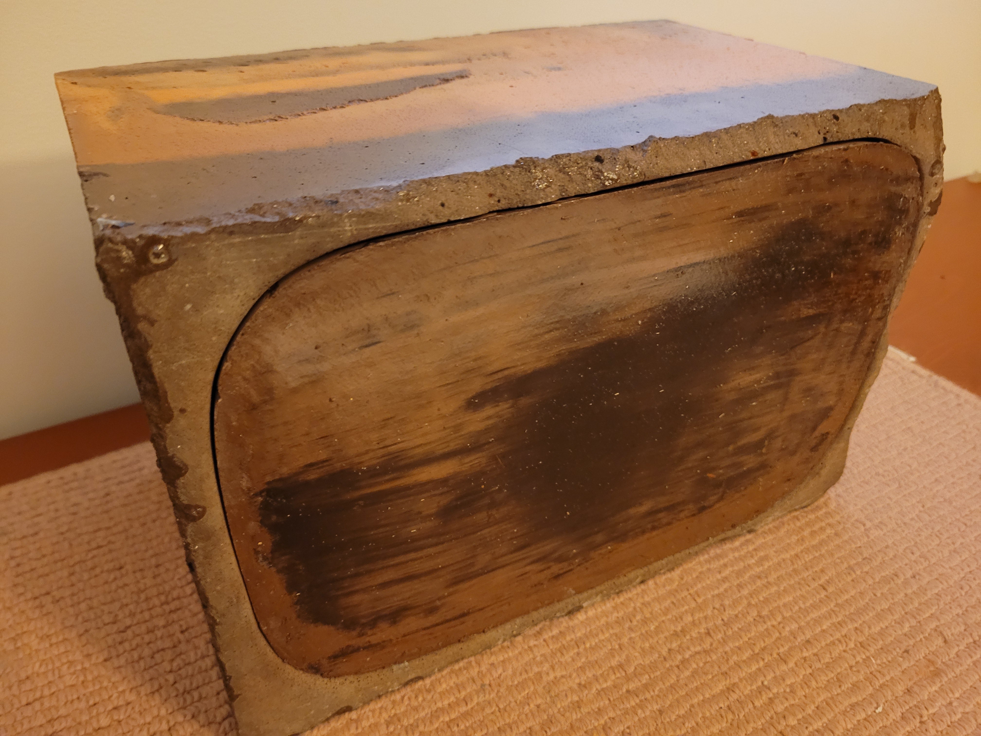 concrete urn vault base