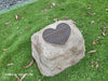 Memorial Rock Urn 1800  Large Natural Riversand