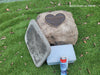 Memorial Rock Urn 1803  Large Double Natural Riversand