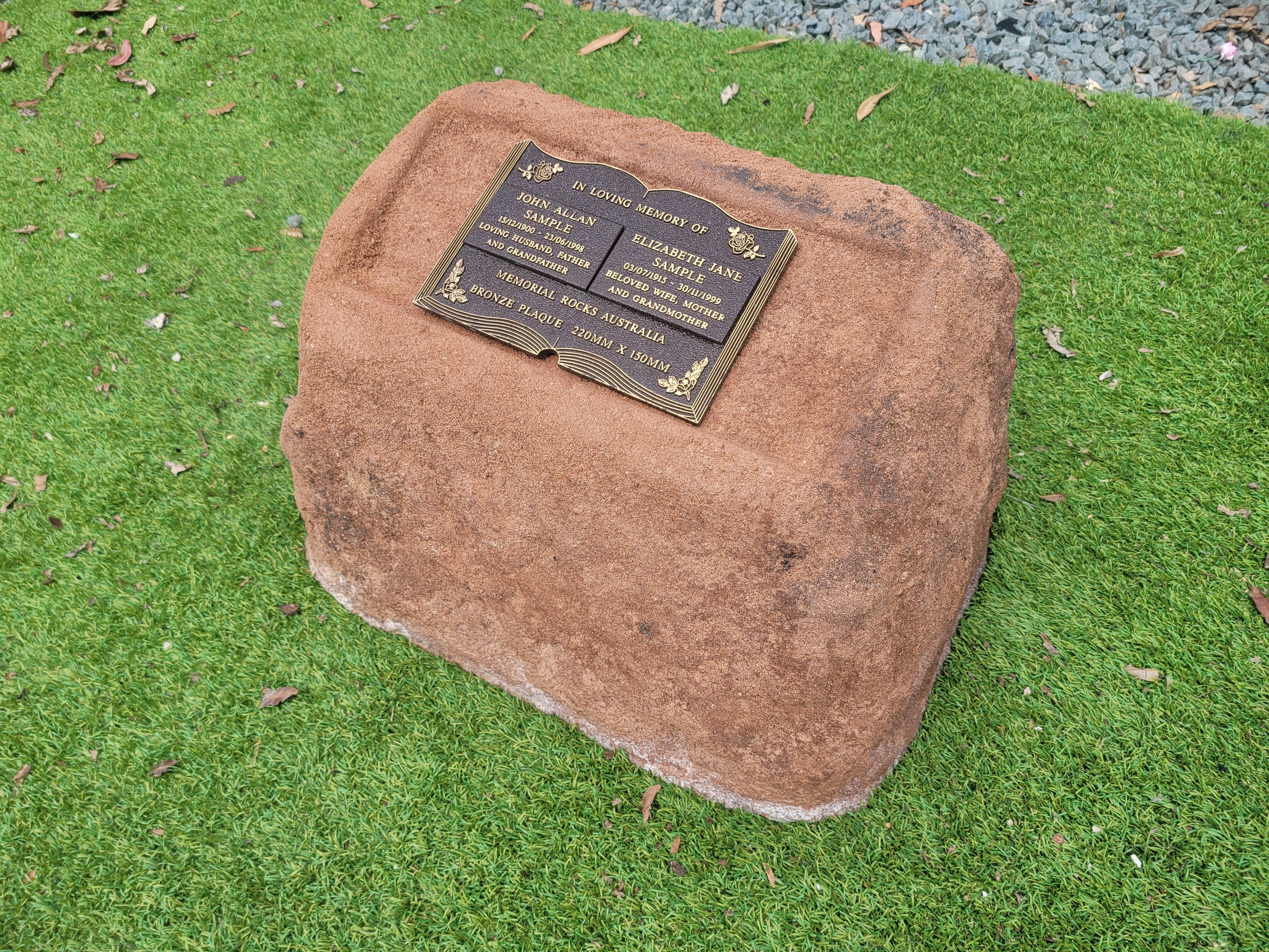 Memorial Rock Urn 1831 Extra-Large Brown