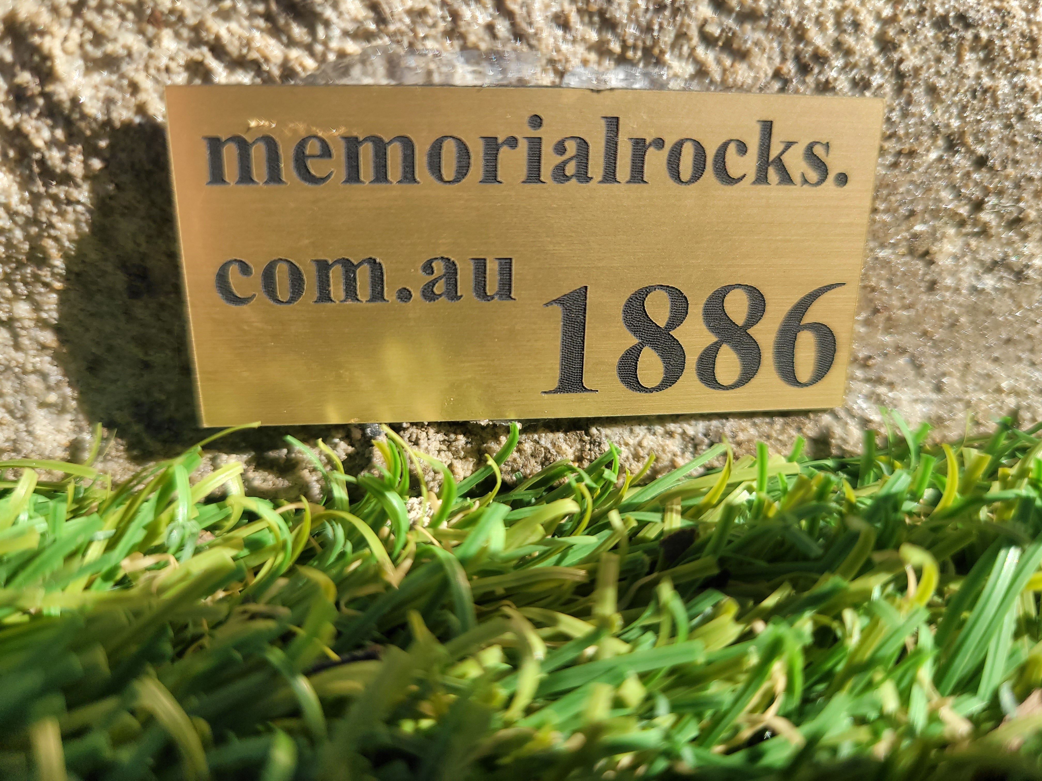 Memorial Paver Stone 1886 (Not an Urn) (plaque sold separately)
