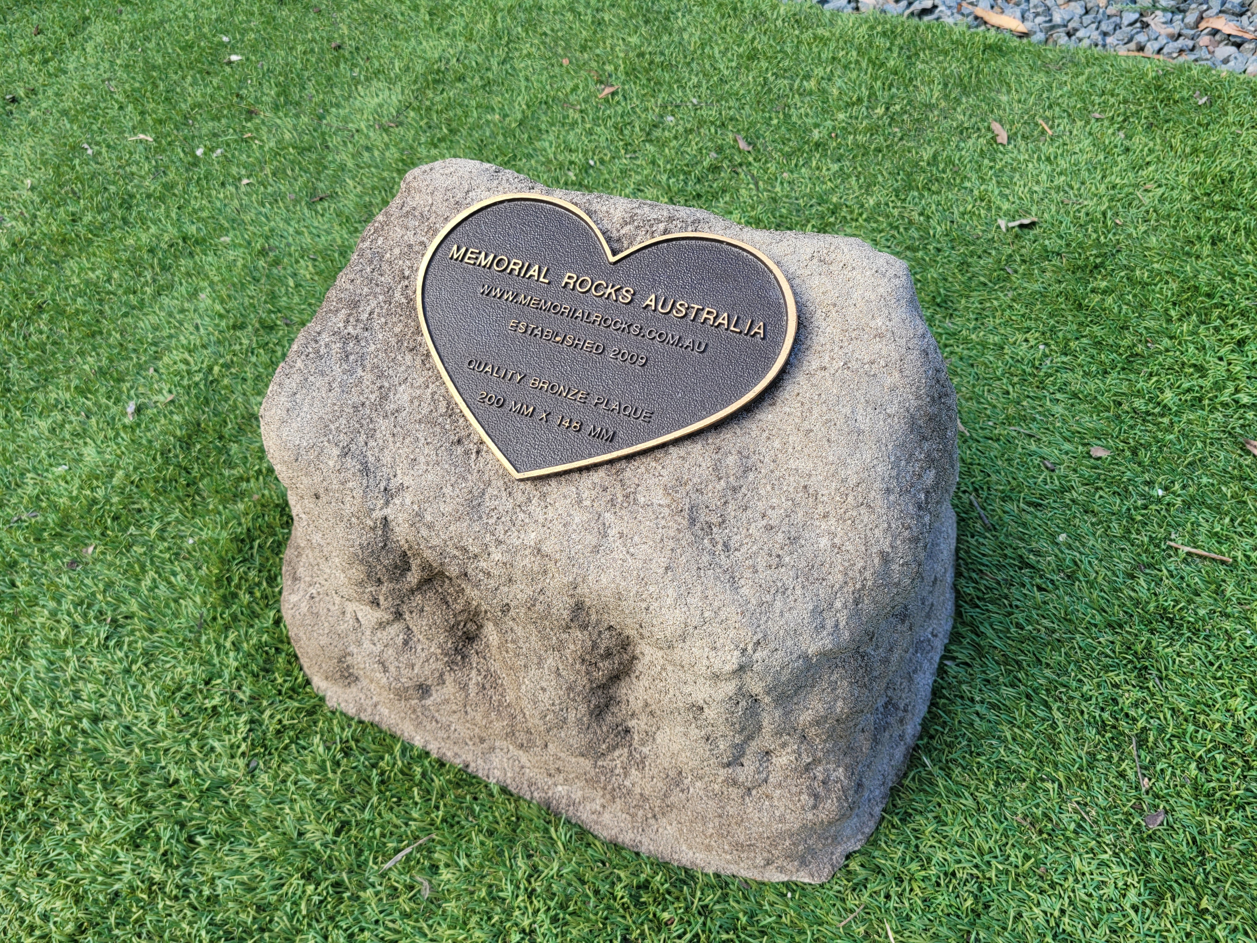 Memorial Rock Urn 1900  Large Natural Riversand