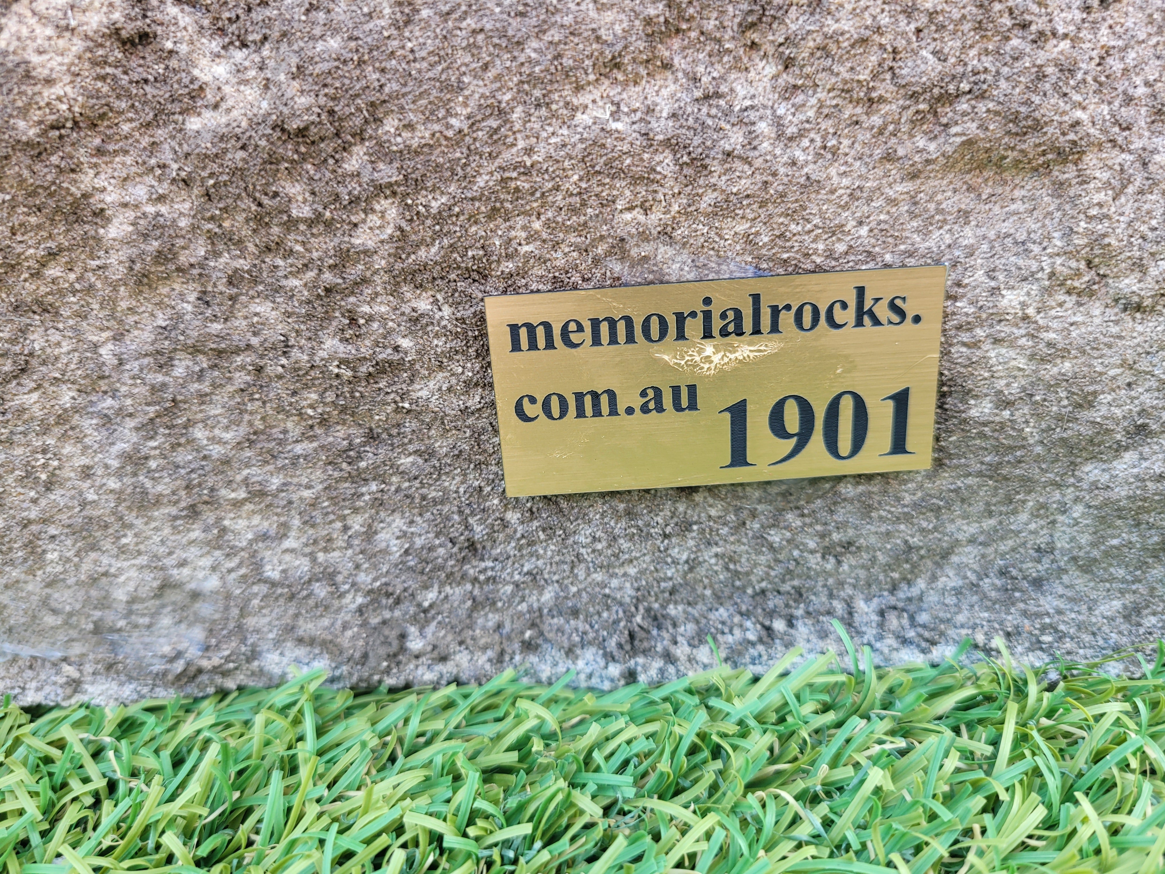 Memorial Rock Urn 1901  Large Natural Riversand