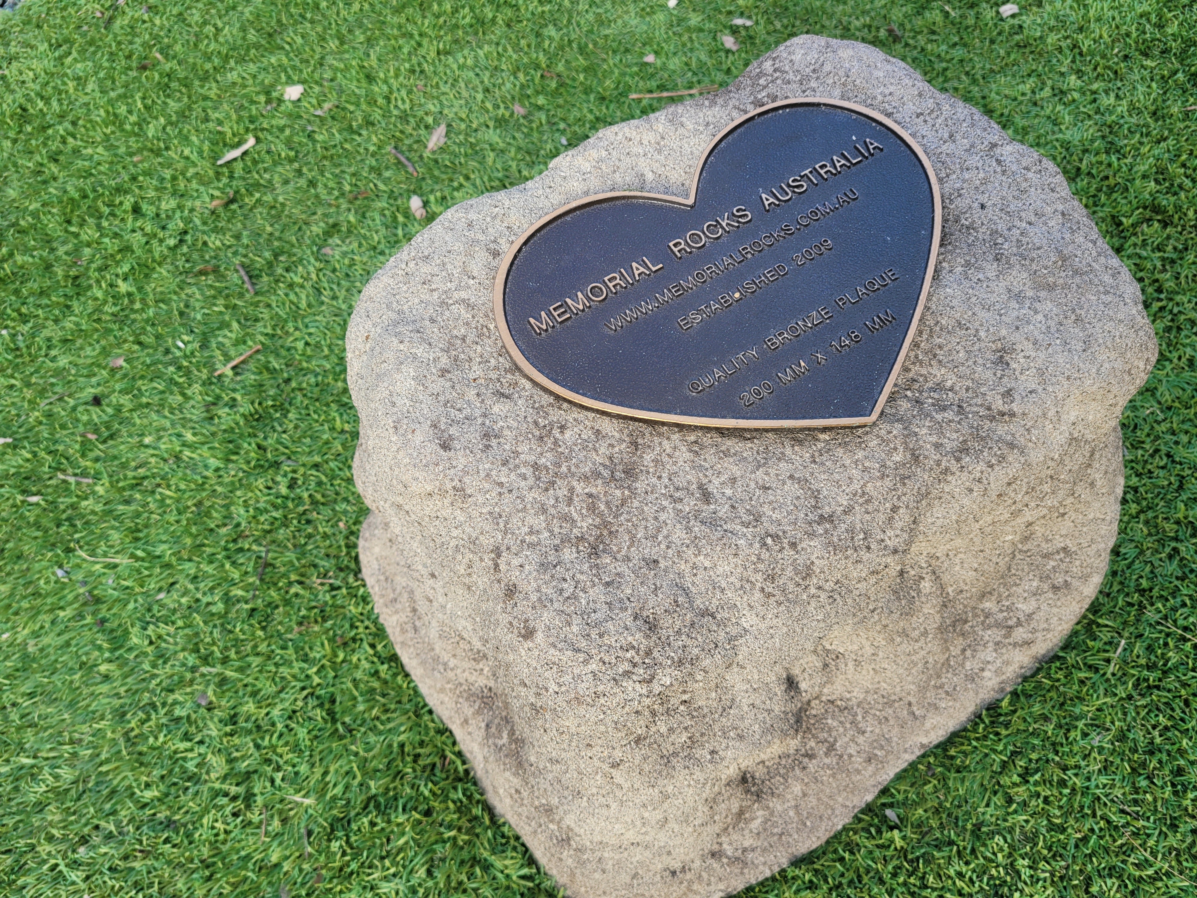 Memorial Rock Urn 1901  Large Natural Riversand