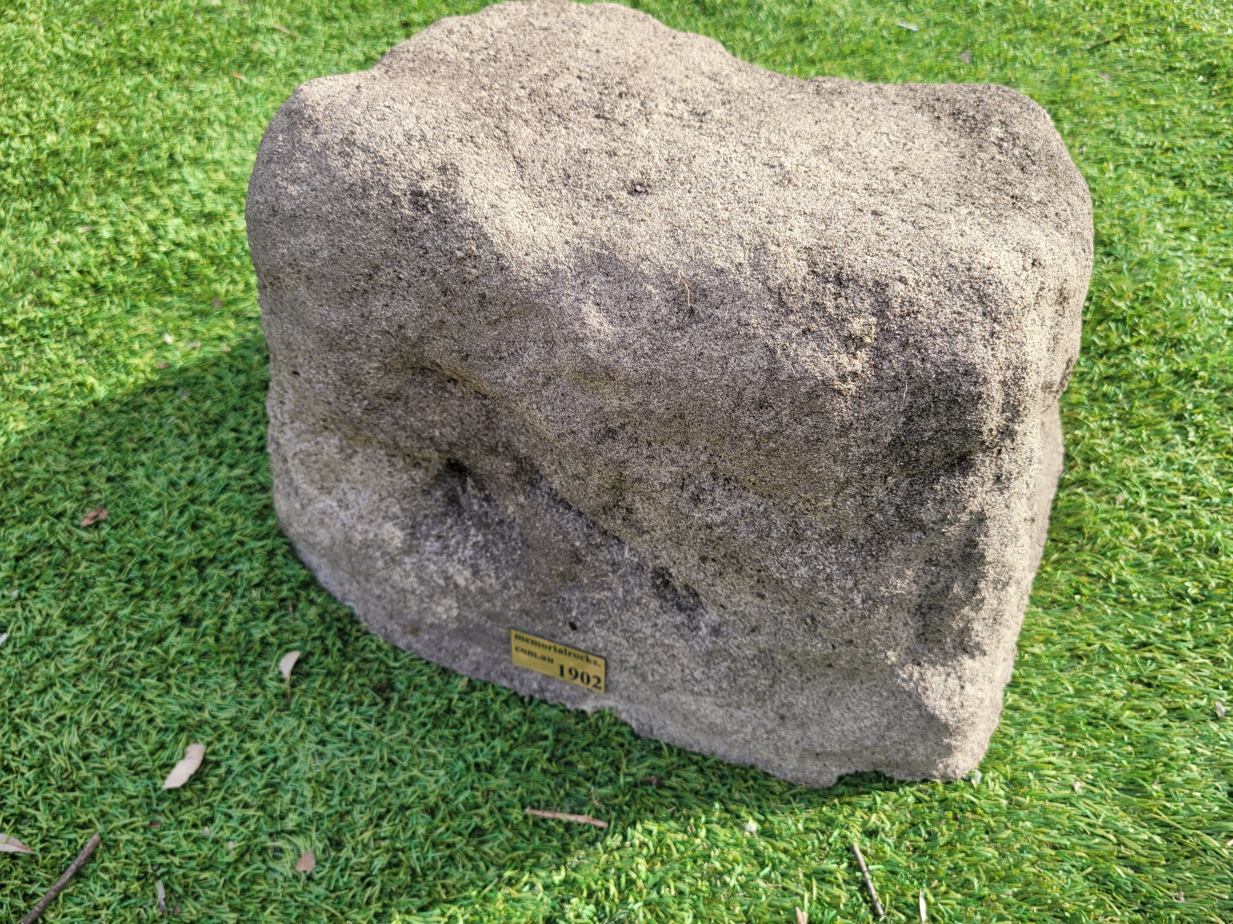 Memorial Rock Urn 1902  Large Natural Riversand