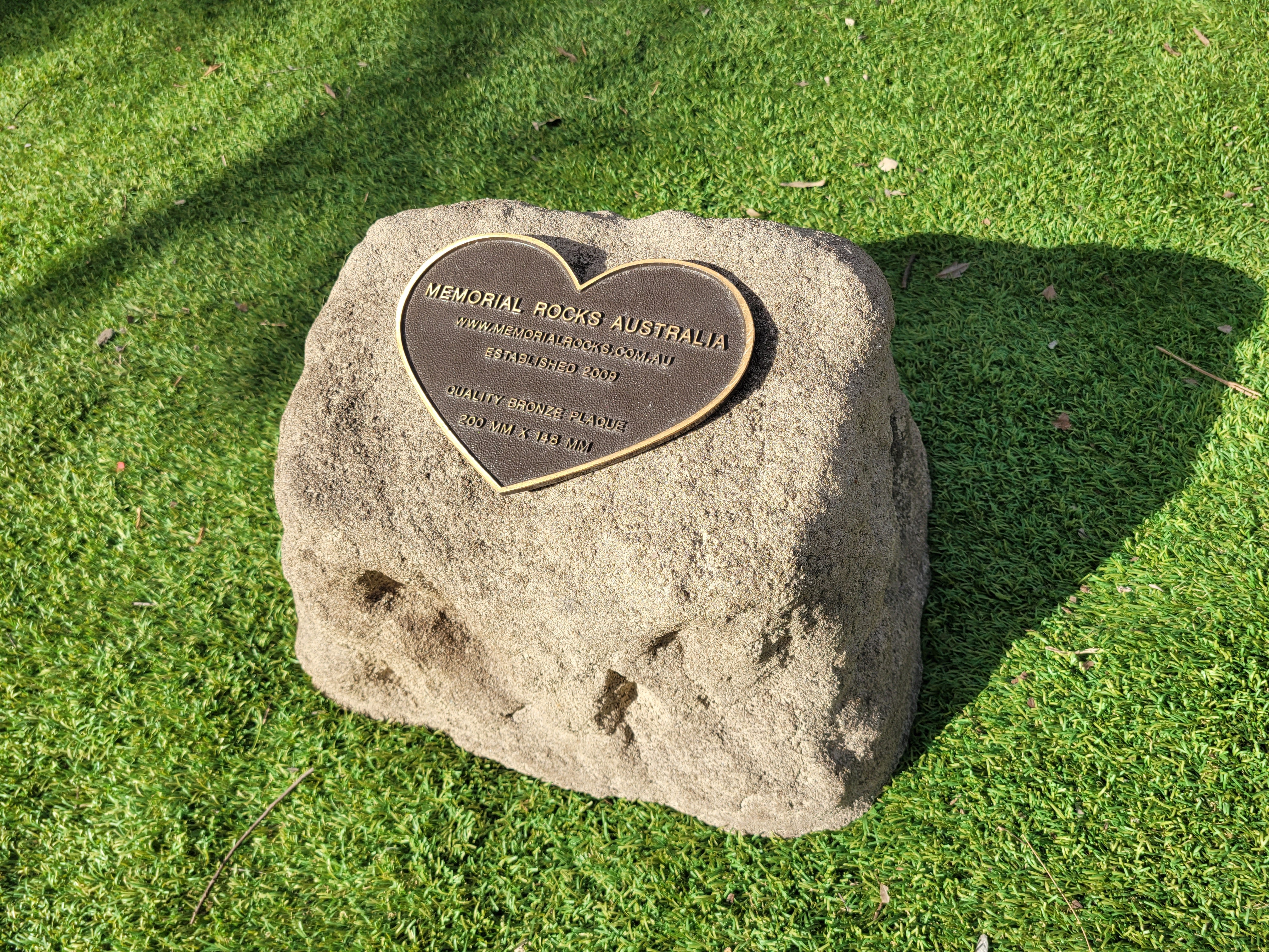 Memorial Rock Urn 1902  Large Natural Riversand