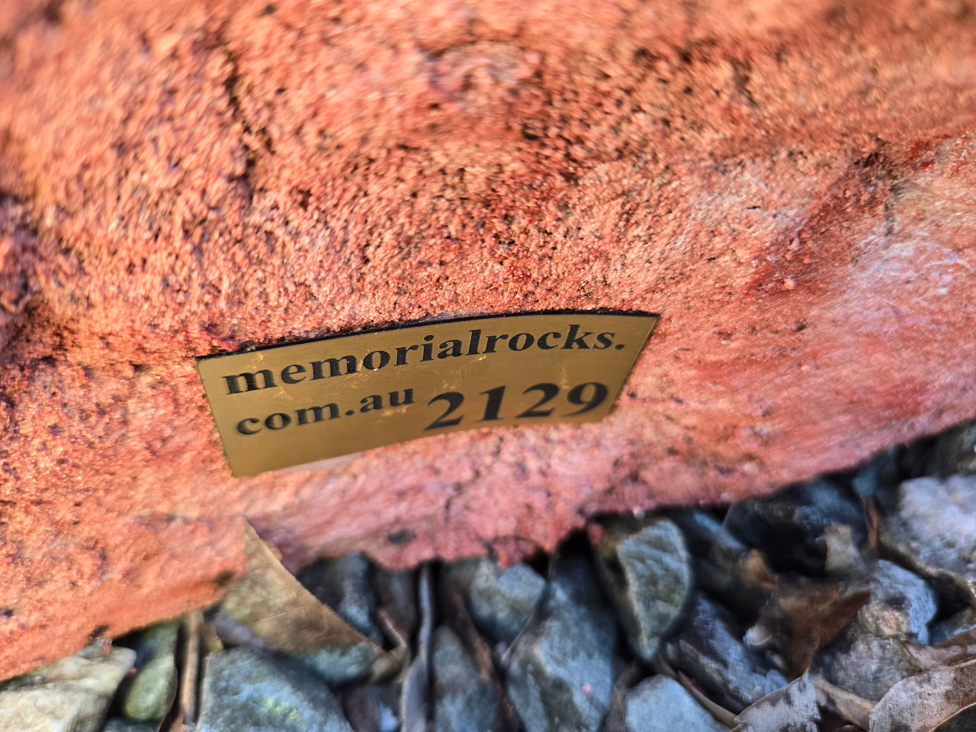 Memorial Rock Urn 2129  Regular Red