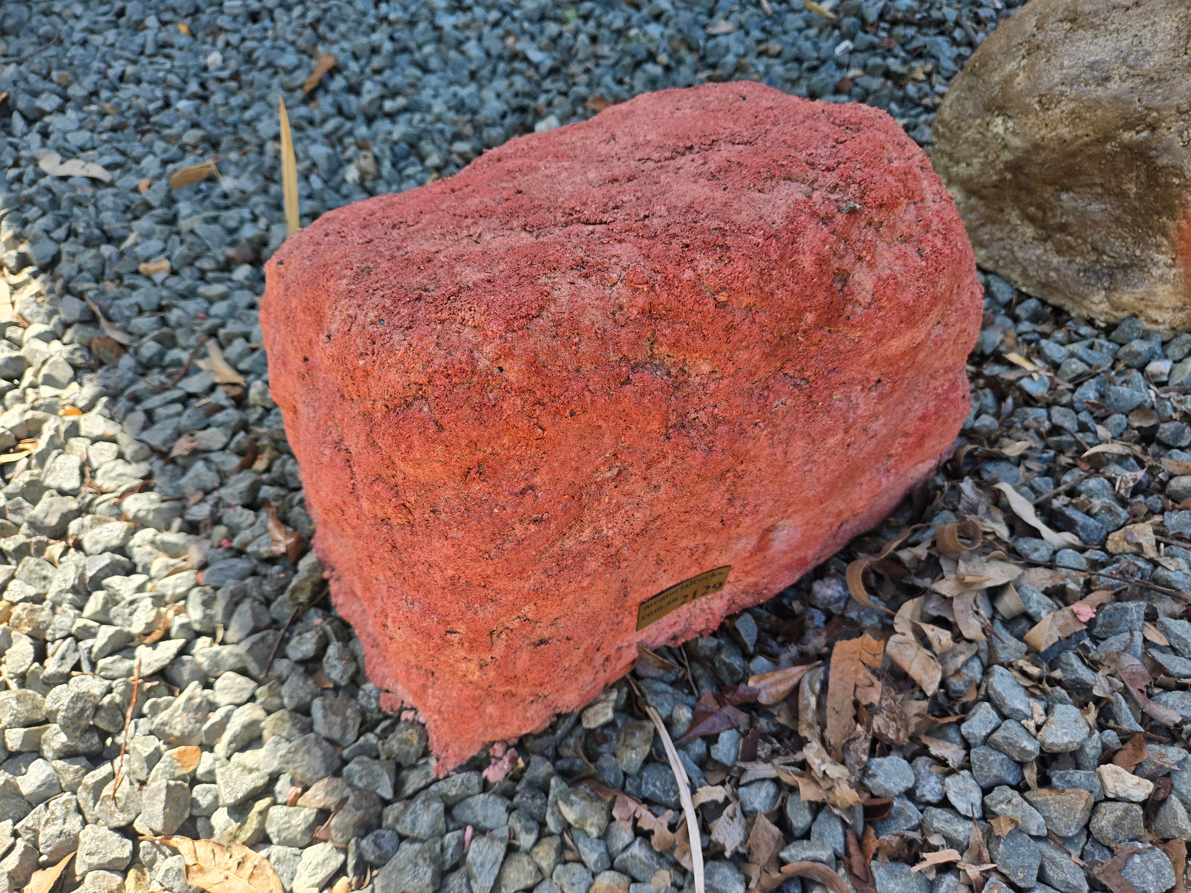 Memorial Rock Urn 2129  Regular Red