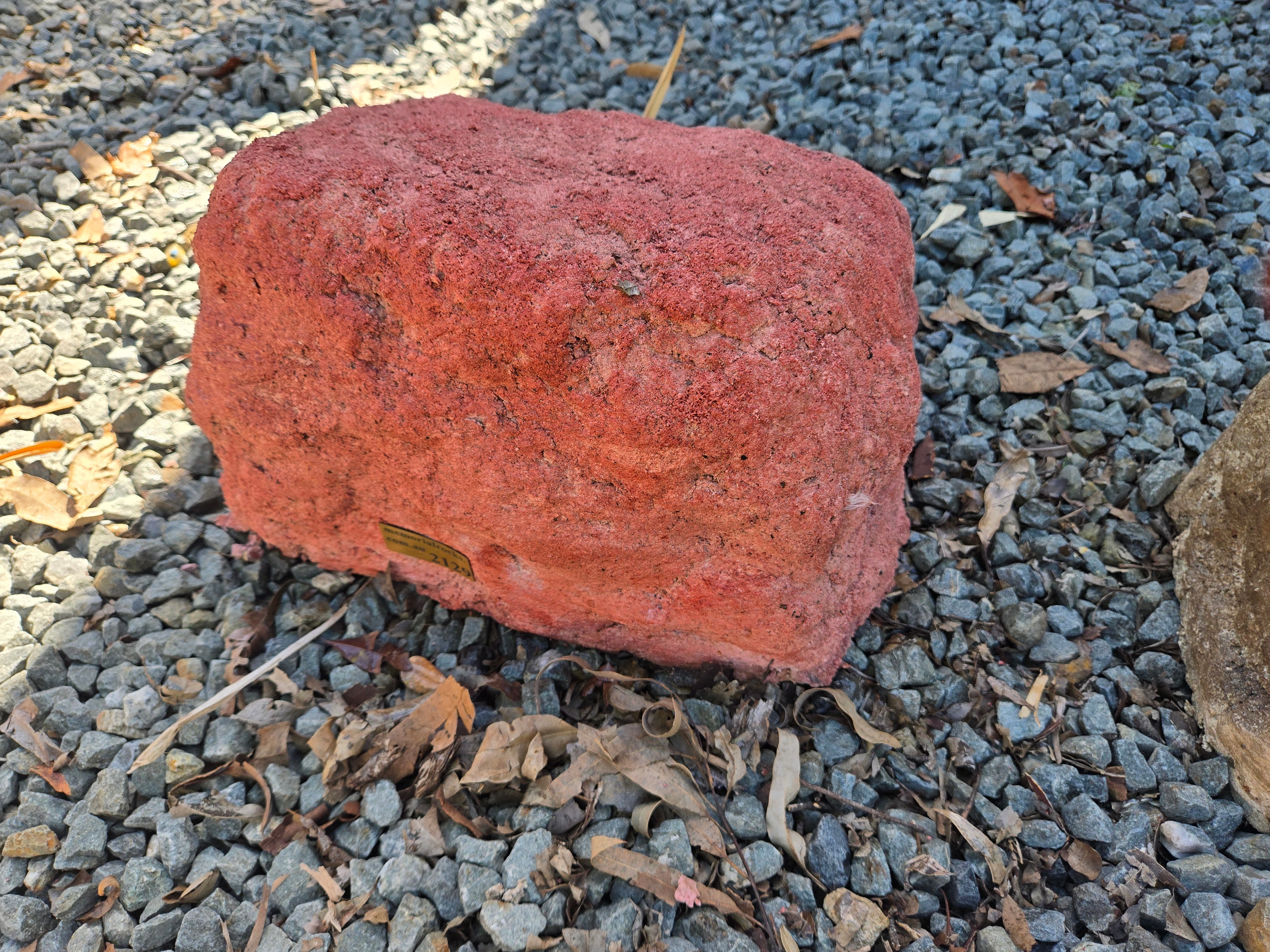 Memorial Rock Urn 2129  Regular Red