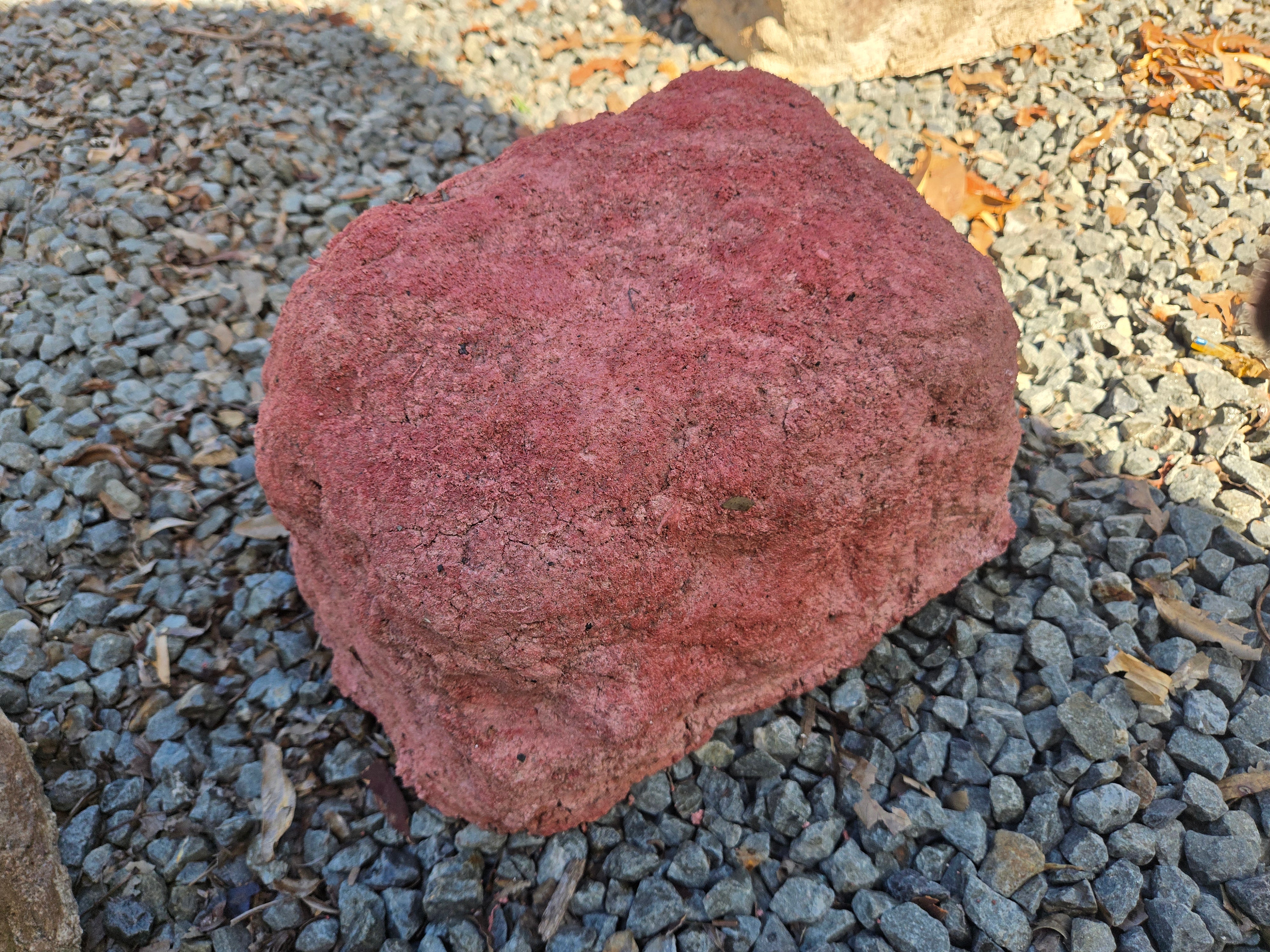 Memorial Rock Urn 2129  Regular Red
