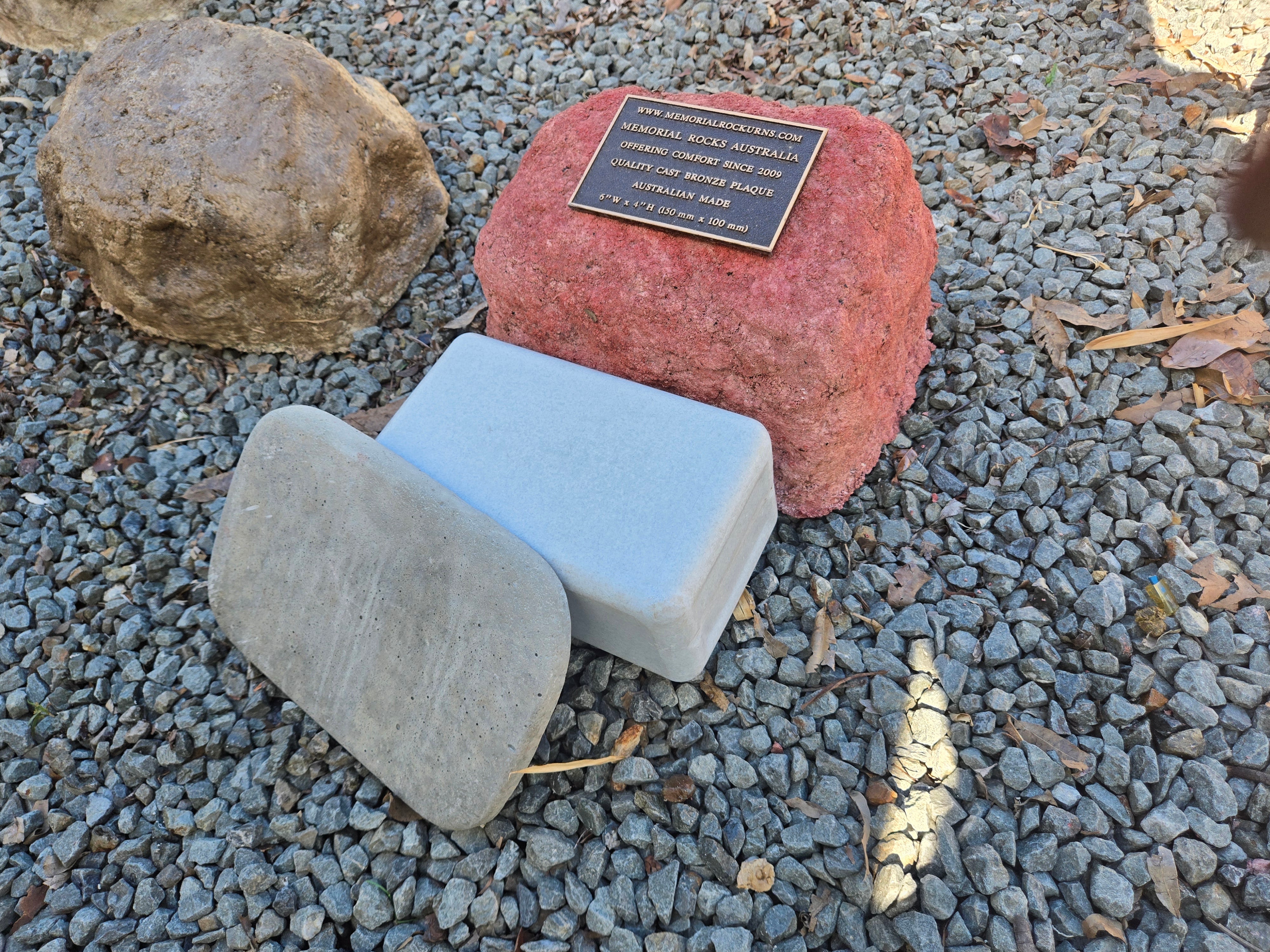 Memorial Rock Urn 2129  Regular Red