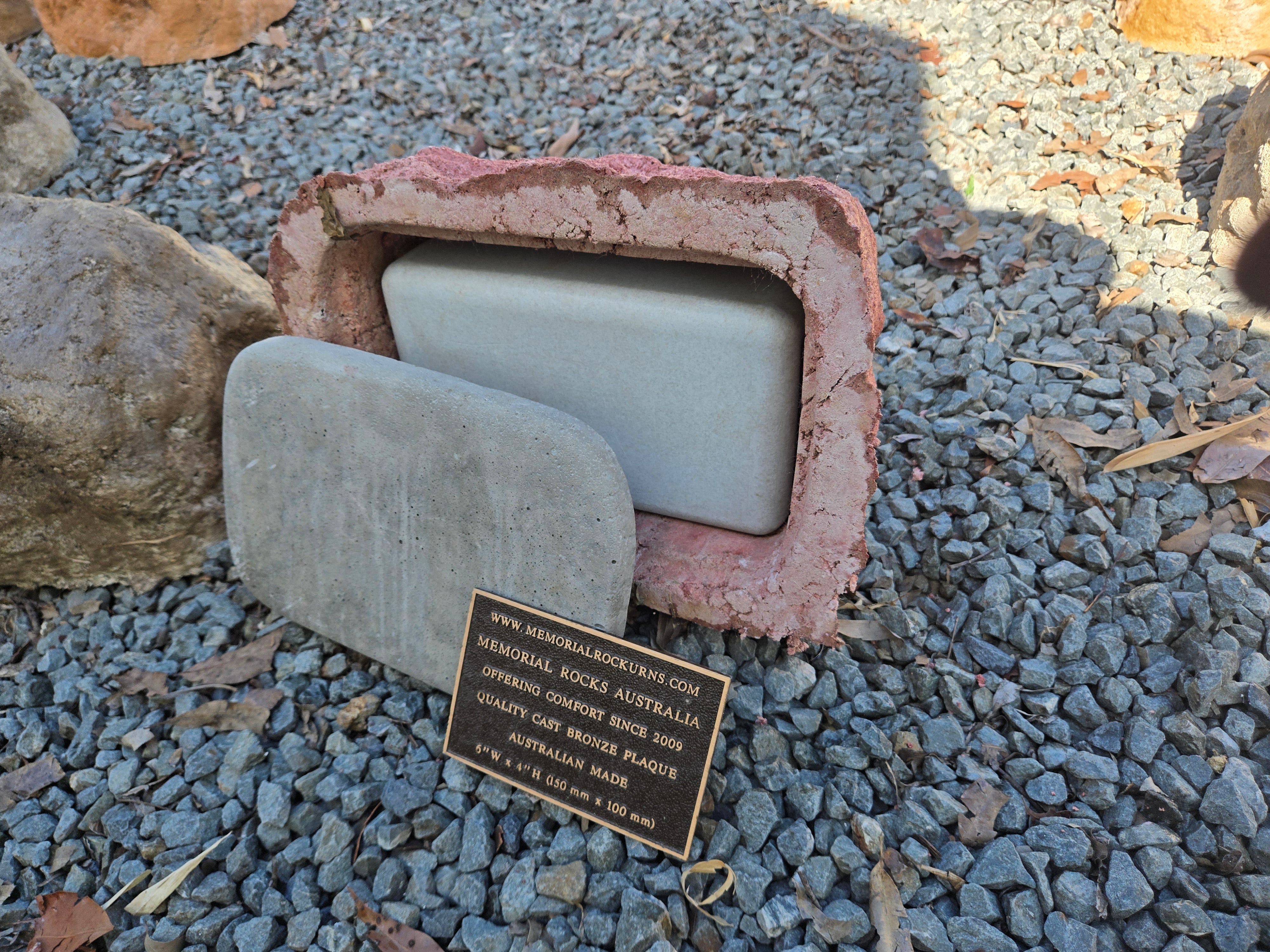 Memorial Rock Urn 2129  Regular Red