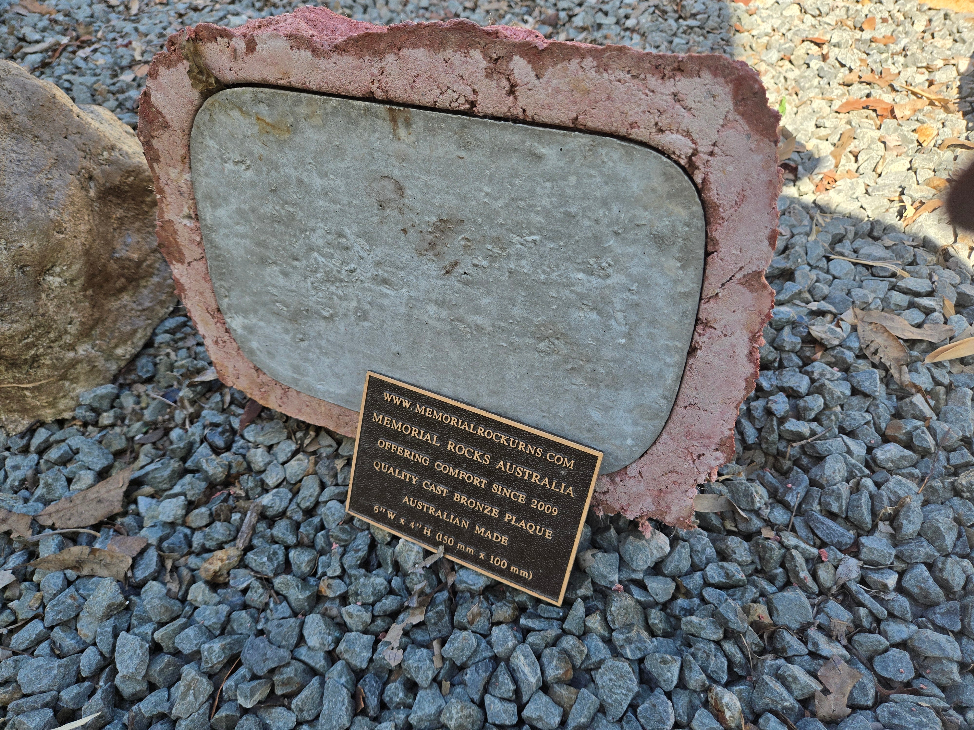 Memorial Rock Urn 2129  Regular Red