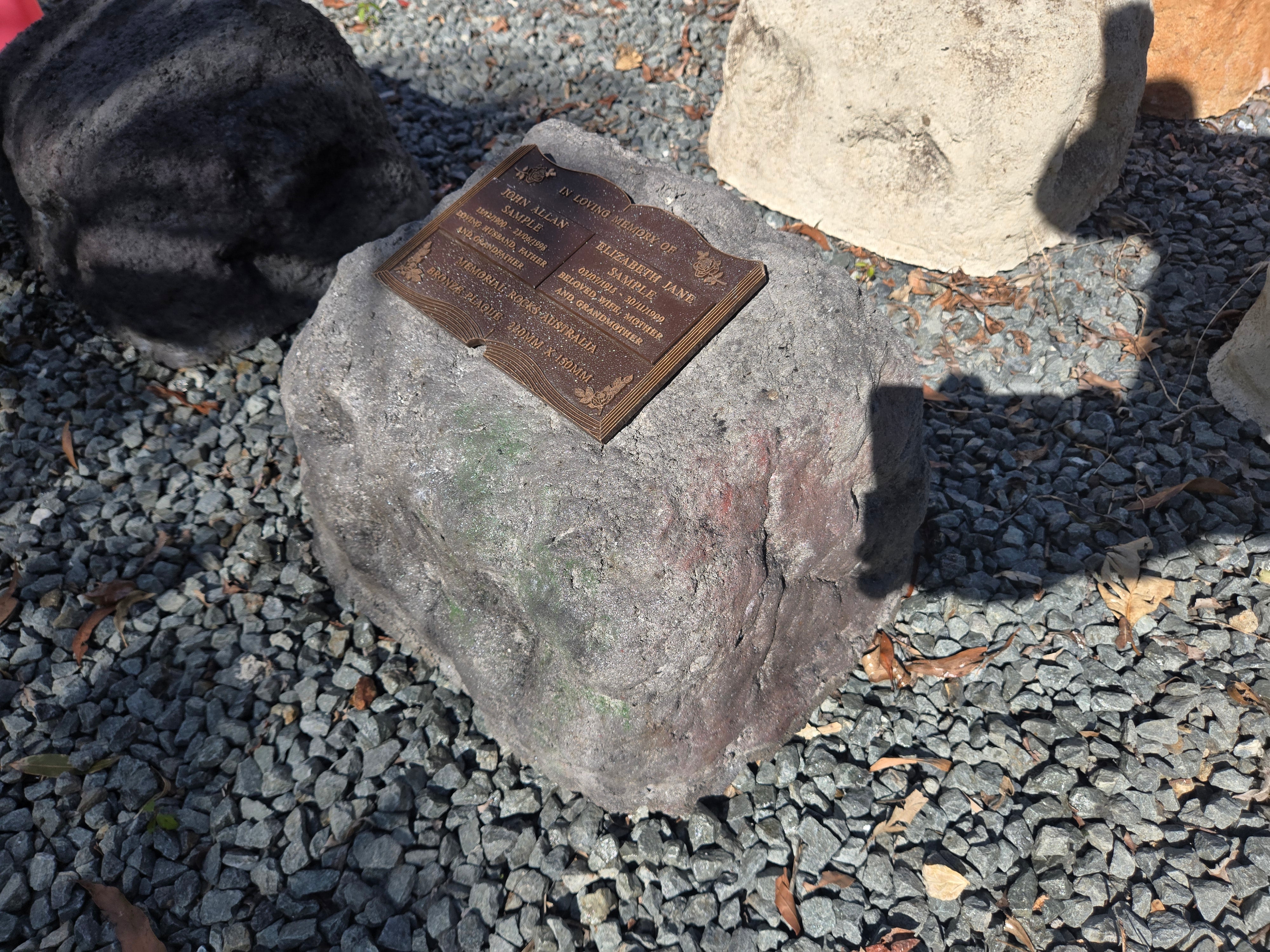 Memorial Rock Urn 2138 Large Double Black