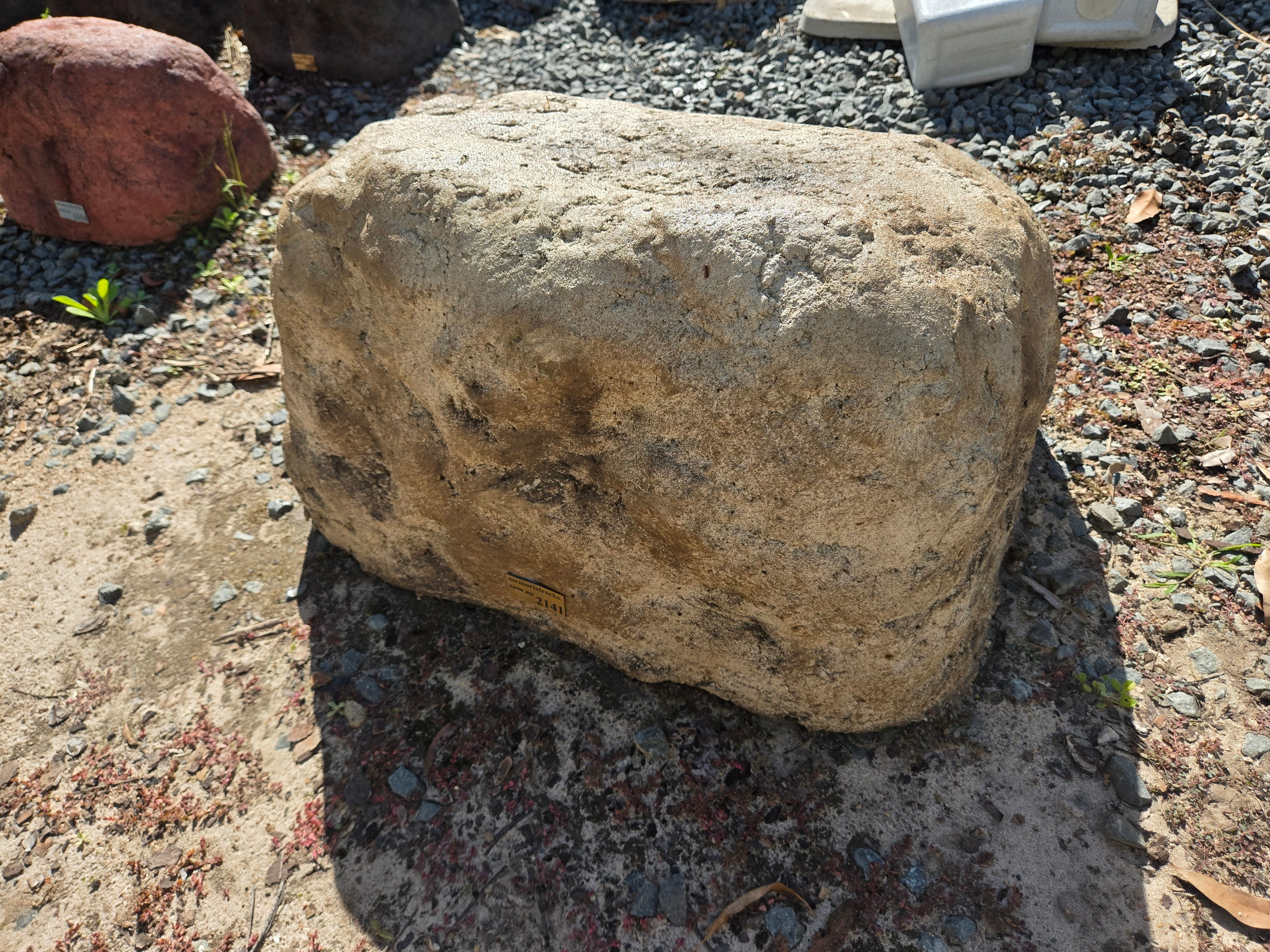 Memorial Rock Urn 2141 Extra-Large  Natural Riversand