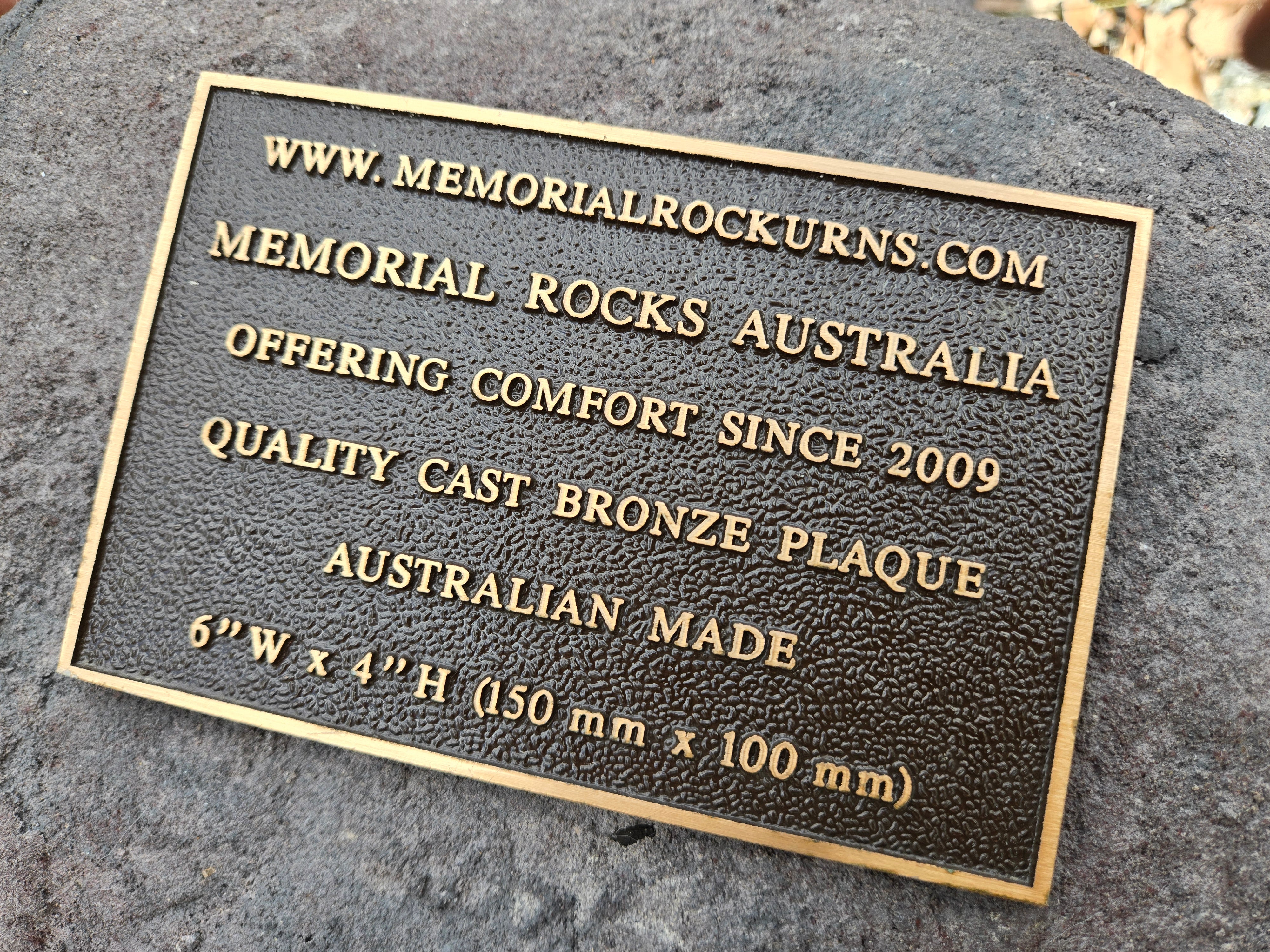 Memorial Rock Urn  2144 Regular Black