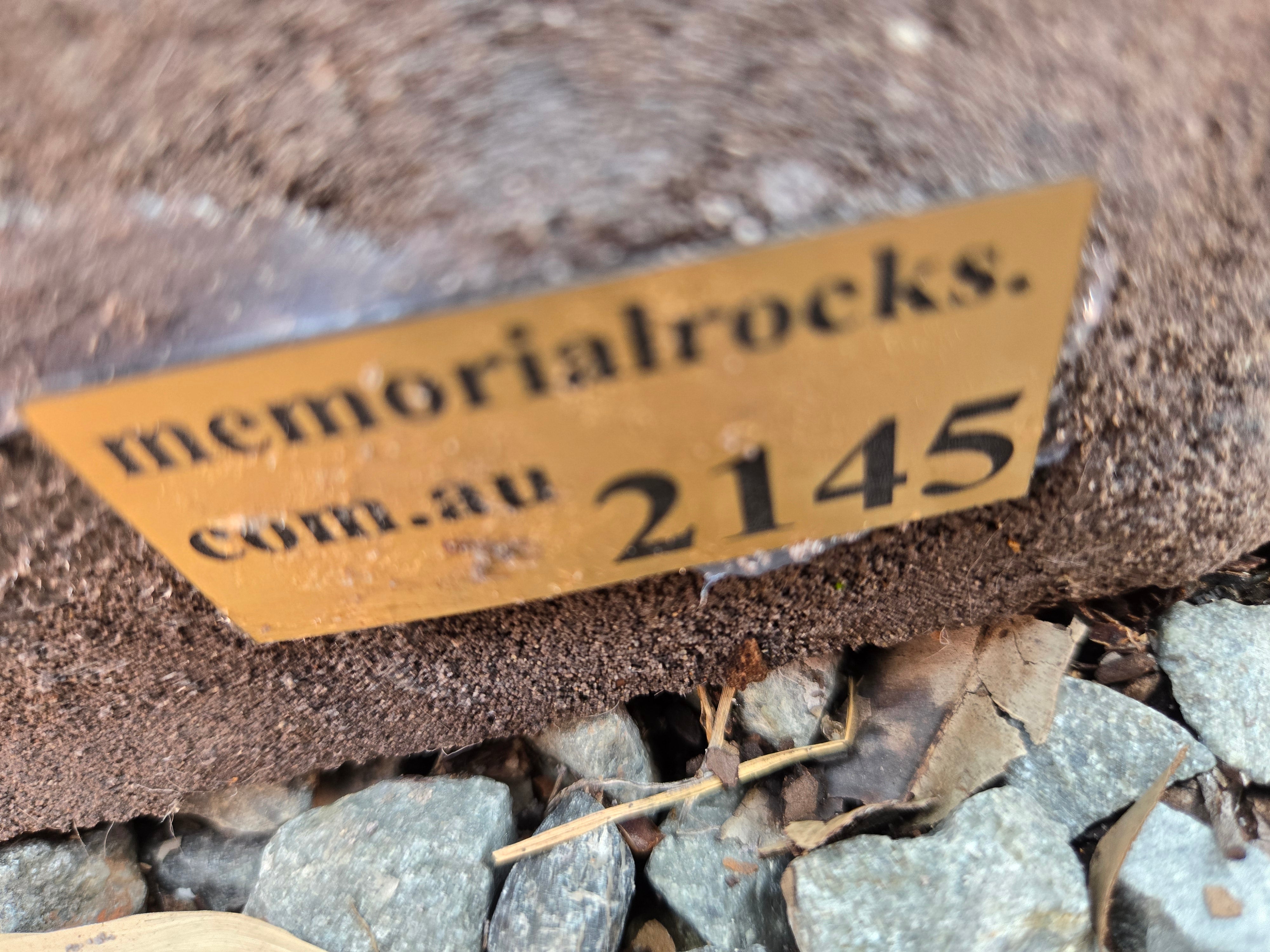 Memorial Rock Urn  2145 Regular Black