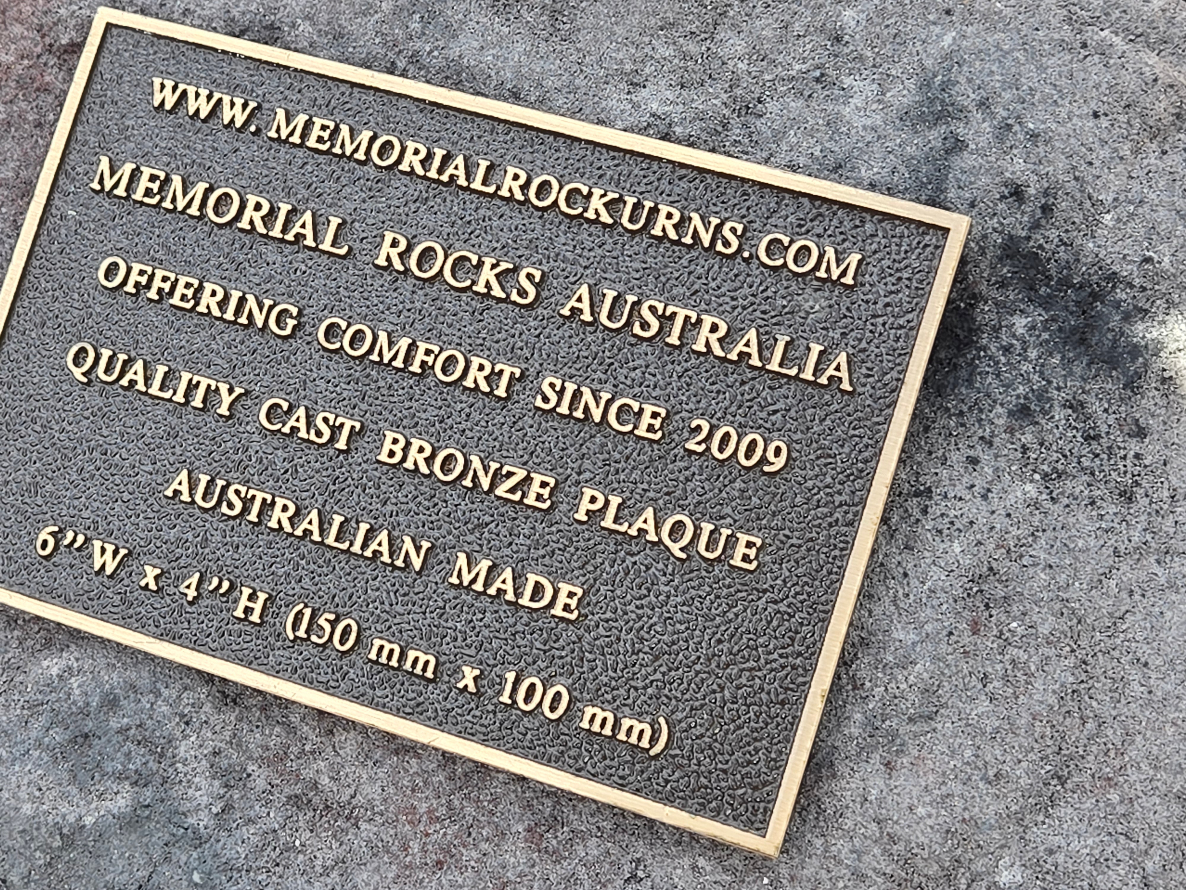 Memorial Rock Urn  2145 Regular Black