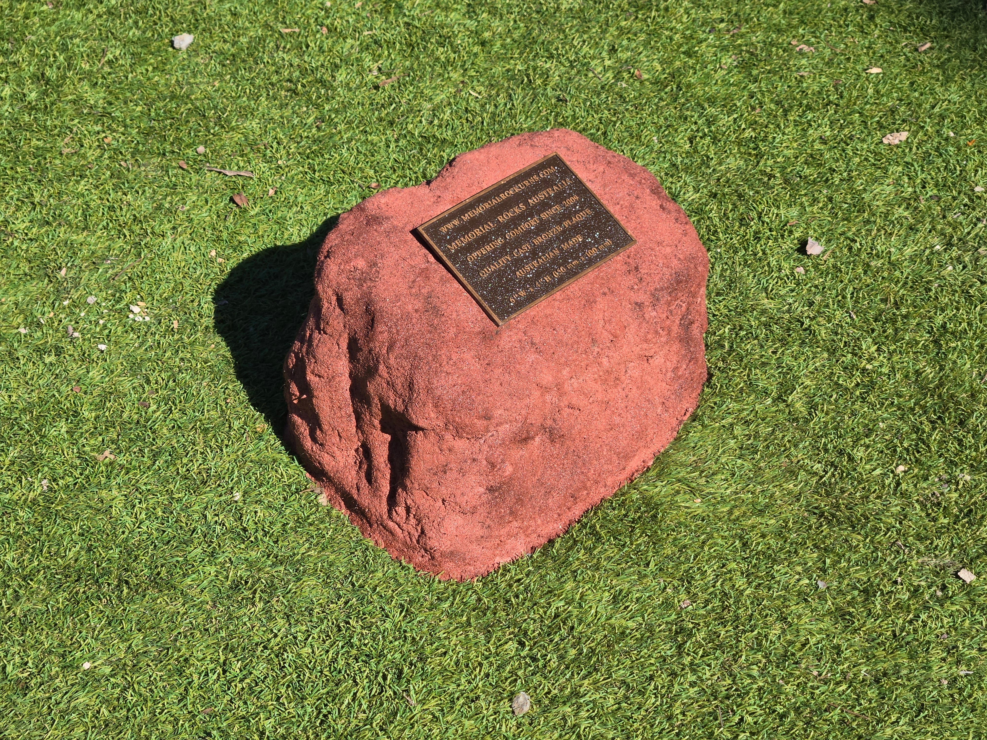 Memorial Rock Urn  2192 Regular Red