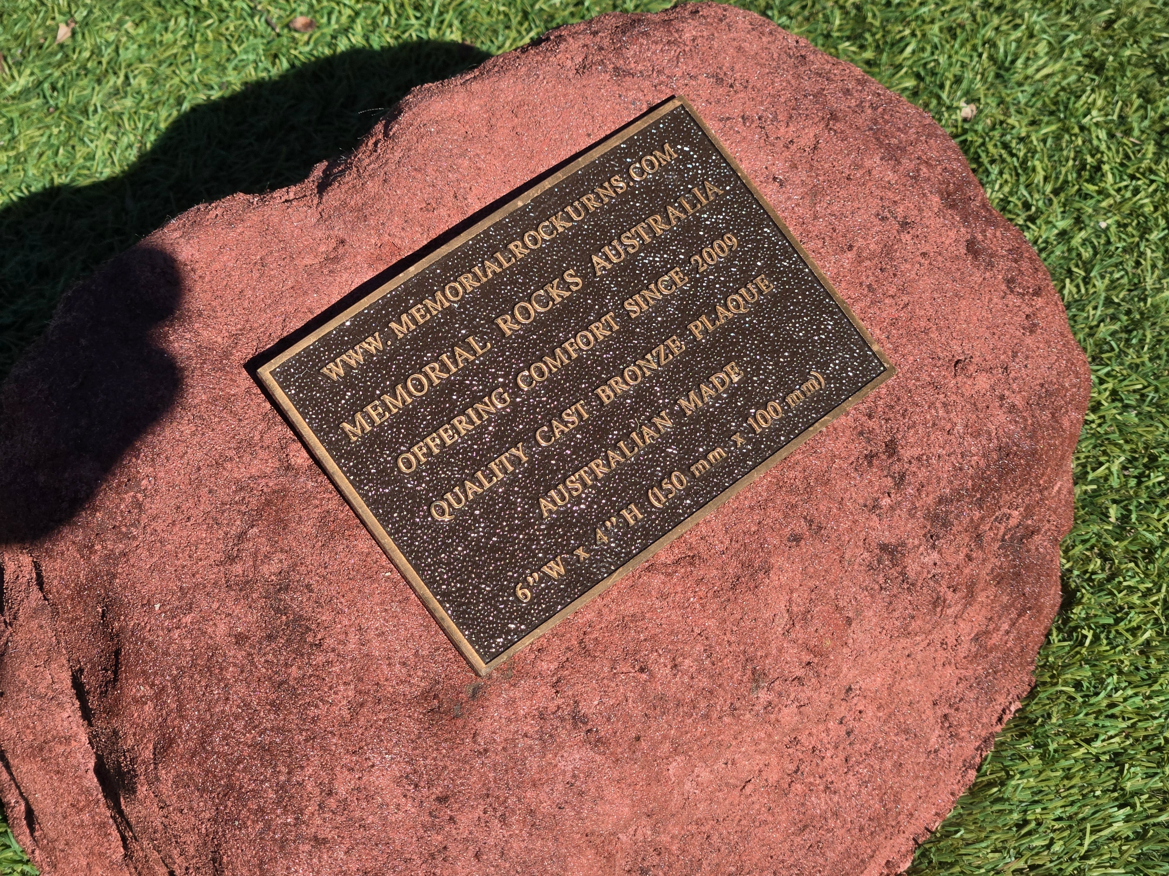 Memorial Rock Urn  2192 Regular Red