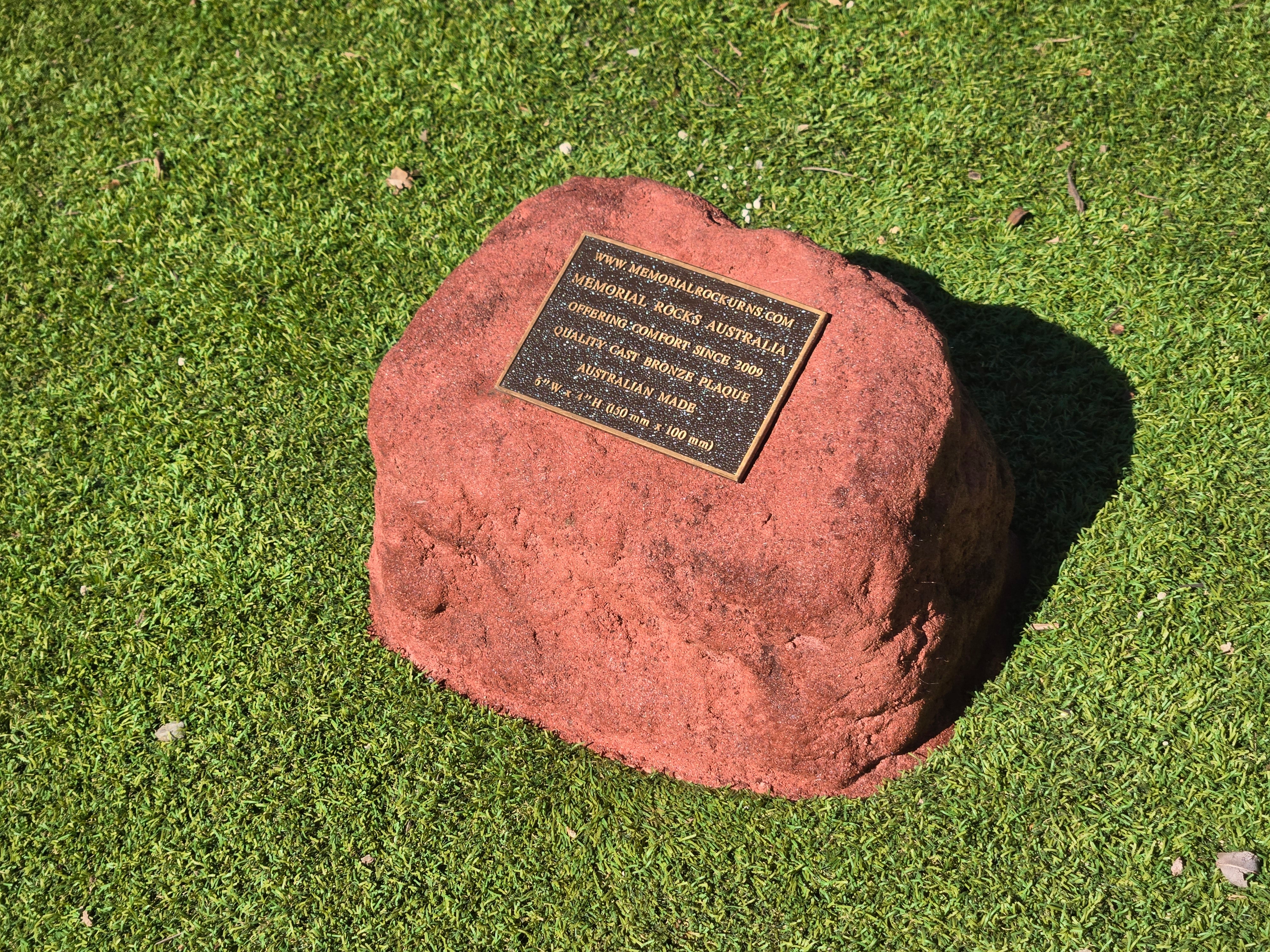 Memorial Rock Urn  2192 Regular Red
