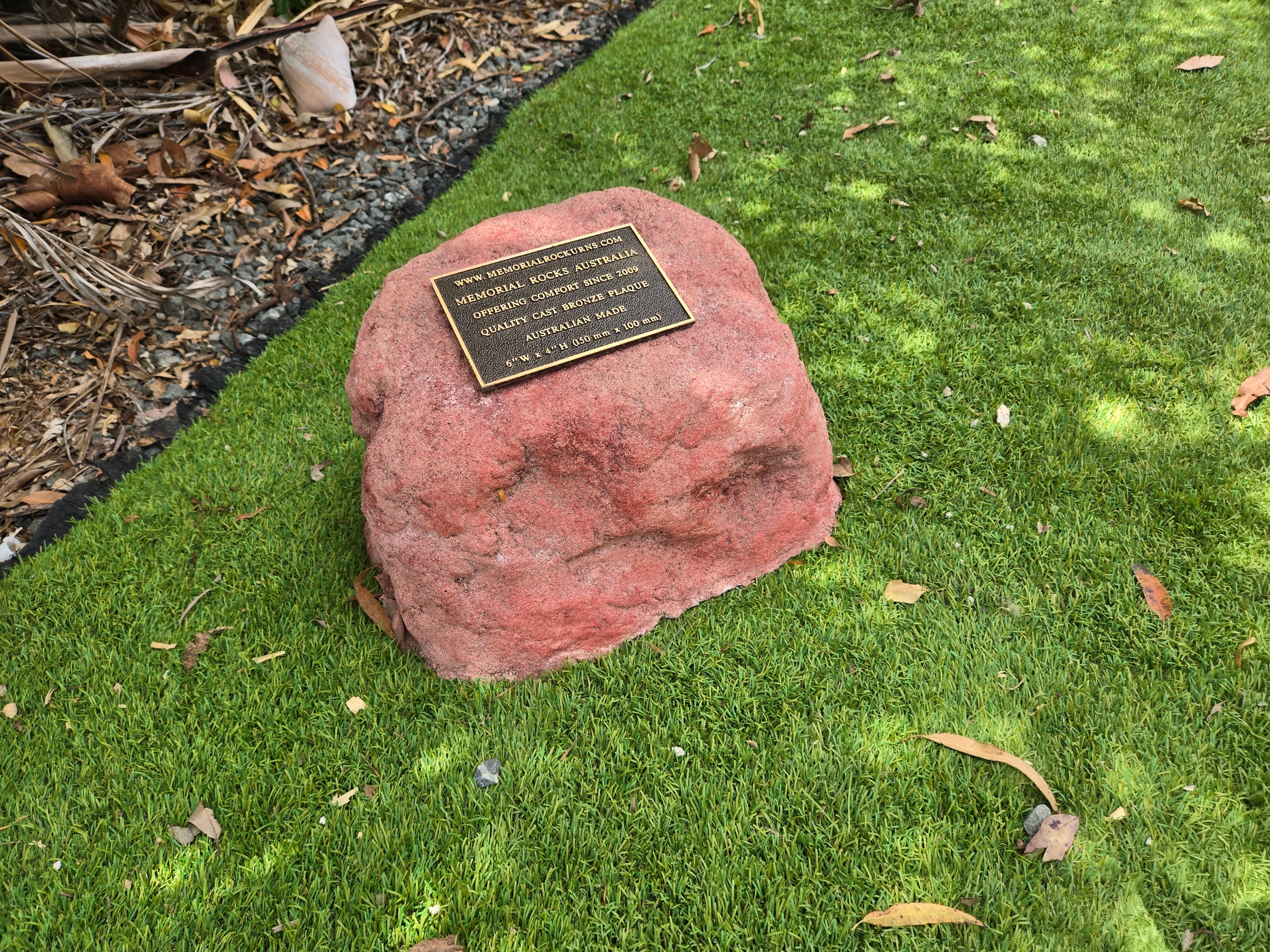 Memorial Rock Urn 2223 Medium Red