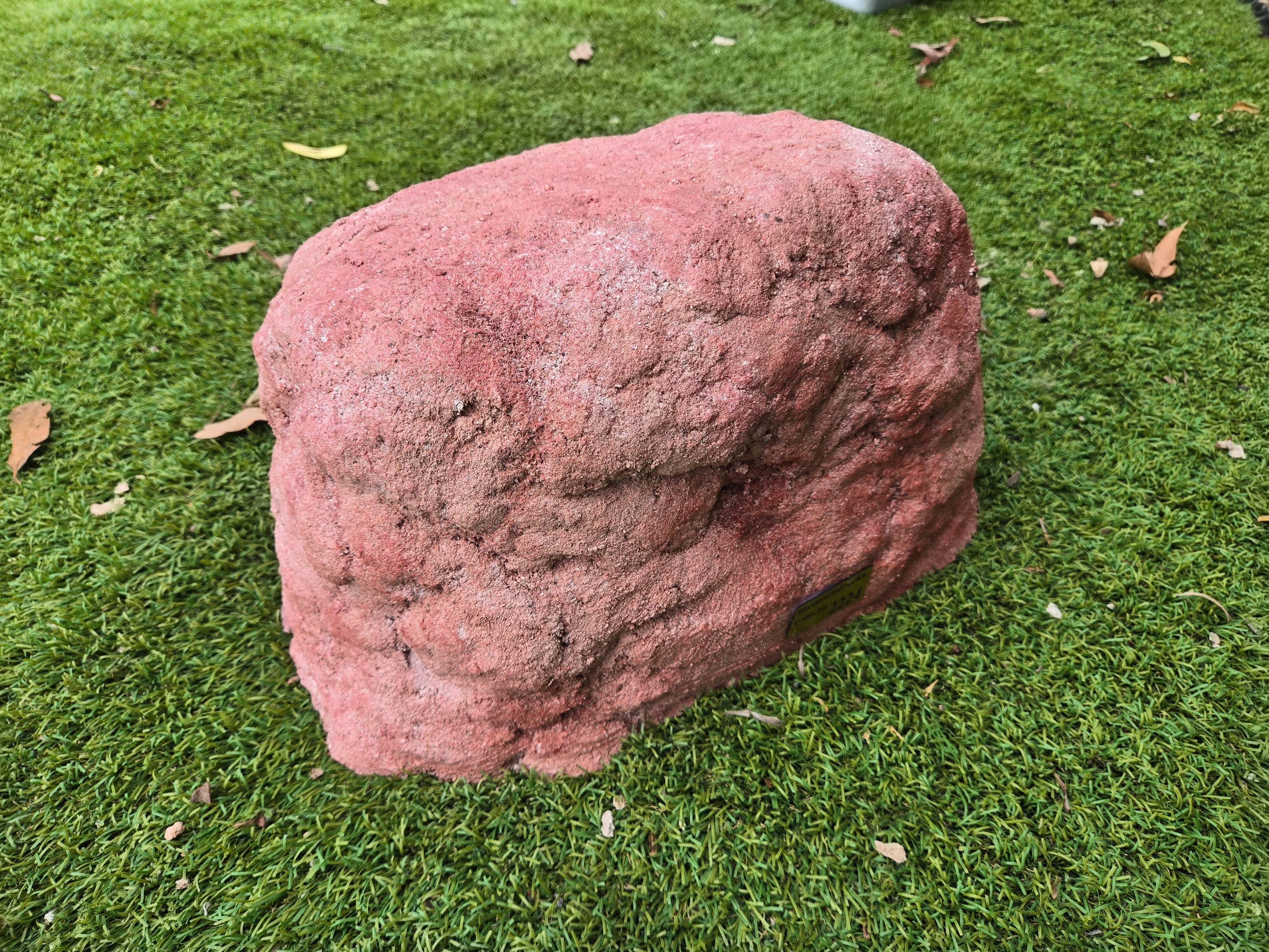 Memorial Rock Urn 2224Medium Red