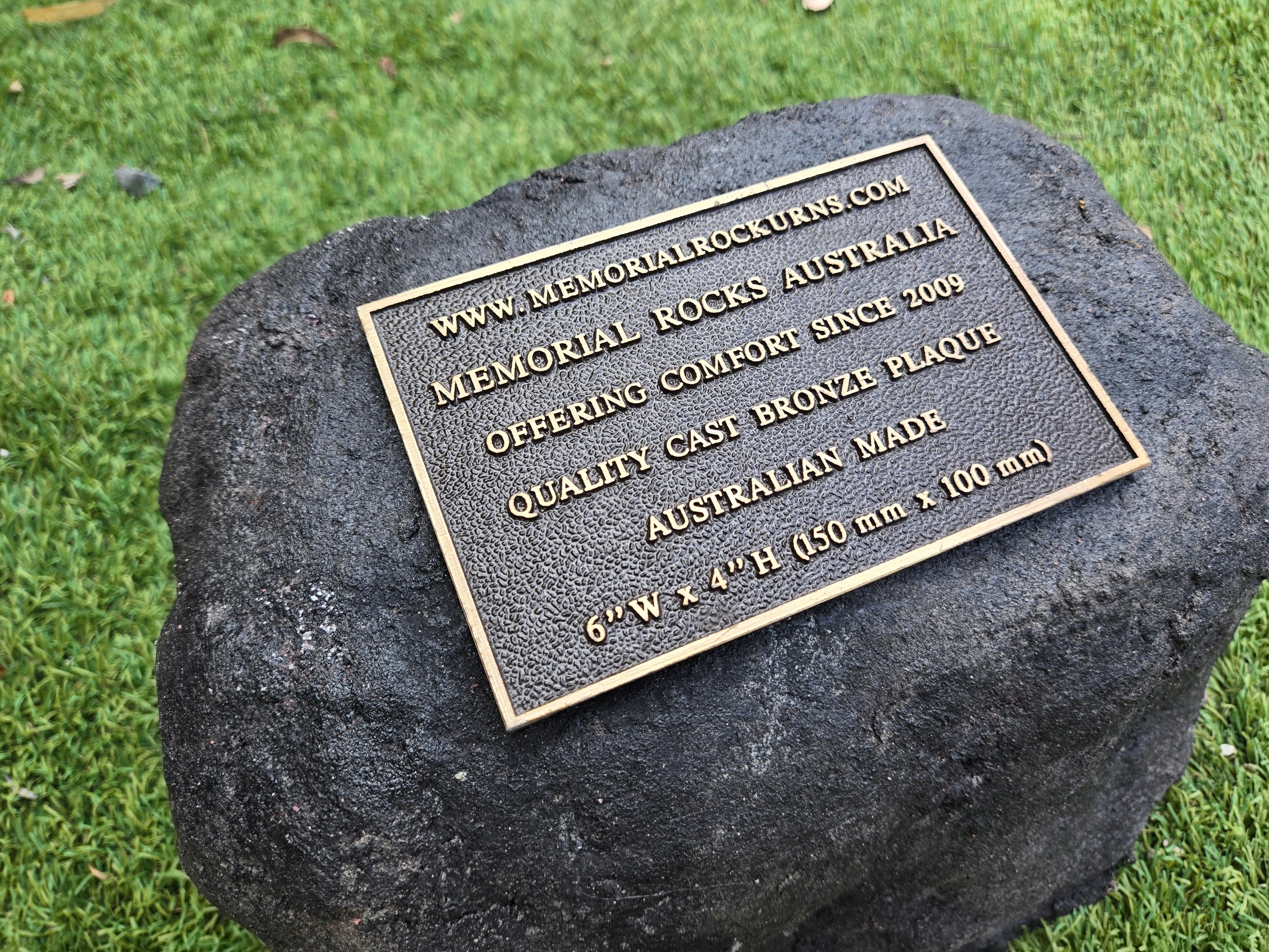 Memorial Rock Urn  2226 Regular Black