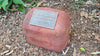 Memorial Rock Urn 1101 Large Single Red