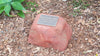 Memorial Rock Urn 1102 Large Single Red