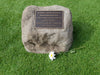 Memorial Rock Urn 1513 Regular. Natural Riversand