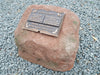 Memorial Rock Urn 1550 Large Double Brown