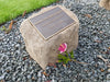 Memorial Rock Urn 1563  Regular. 200mm x150mm indent Novelty Natural Riversand