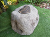 Memorial Rock Urn 1644 Large Double Natural River Sand