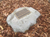 Paver - Memorial Paver Stone 638 (Not an Urn) including 200mm x 150mm Bronze Plaque