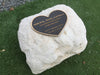 Large Single Memorial Rock Urn 752 White