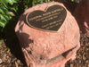 Novelty Memorial Rock Urn 773 with glass window.