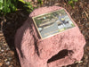 Novelty Memorial Rock Urn 778 with optional glass window